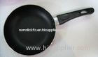 Black 22CM Nonstick Frying Pans , Stamped Aluminum Fry Pan