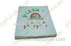 Recycled 4c Printed Custom Pizza Boxes Packaging With Duplex Paper Surface