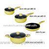 Aluminum Alloy 7 Piece Nonstick Cookware Set With Bakelite Knob