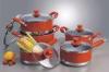 9 Pieces Nonstick Stamped Cookware Set With Shinning Bottom