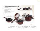 24 / 28cm Powder Coating Nonstick Sauce Pan Set With Induction Bottom