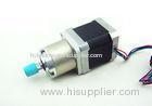 High Toruqe Gearbox Stepper Motor Nema 17 With Wide Ratio From 1:10 To 1:30 , 0.26g.cm Holding Torqu