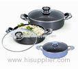 18 20 22 Cm Non Stick Sauce Pot , 3pcs Rice Pot Set Kitchenware