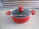 22 CM Non Stick Aluminum Sauce Pot With Plastic Handle OEM