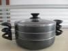4pcs Set Nonstick Sauce Cooking Pot With Marble / Powder Coating