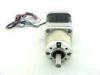 Nema 17 42mm Hybrid Stepper Motor With Planetary Gearbox , Wide Ratio Stepper Gear Motor