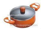 Two Ears Stamped Nonstick Sauce Pot , 22cm Ceramic Coating