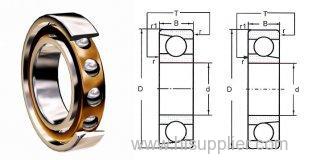 7007, 7008 Radial Load Single Row Angular Contact Ball Bearing For Gas Turbines