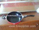 30cm Nonstick Induction Bottom Wok Pan With Silicon Side Handle
