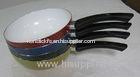 26cm Sprayed Nonstick Induction Wok Pan With Silicon Handle