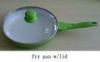 Die-Casting Non Stick Wok Pan With Ceramic Coating , Silicon Handle