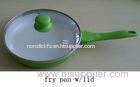 Die-Casting Non Stick Wok Pan With Ceramic Coating , Silicon Handle