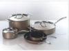 28cm 3 Layers Stainless Steel Cooking Pans , Fry Pan With Cast Handle