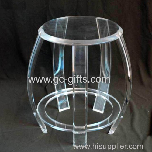 2013 hot selling Transparent acrylic round stool