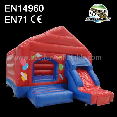 Inflatable Game Red House with Slide