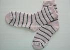 S / M / L Soft Terry-loop Socks , Wool Acrylic Mxed Socks With Single Needle