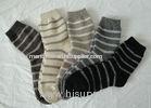 Breathable Acrylic Stripe Angora Wool Socks with Hand Link for Sports