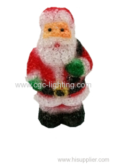 Plastic Santa Clause Christmas light