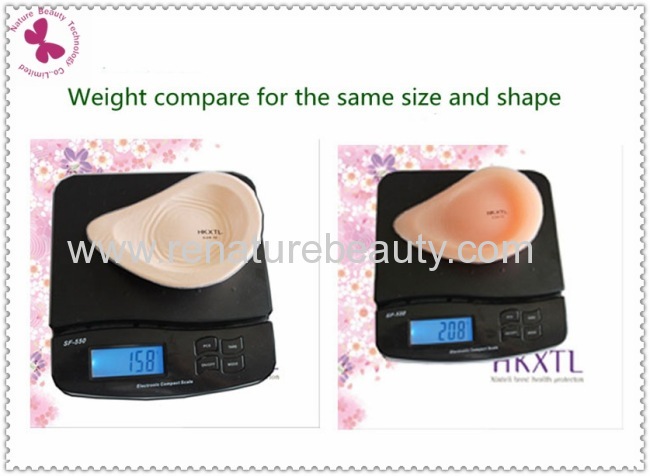 Manufacture directly from China for light weight mastectomy breast form