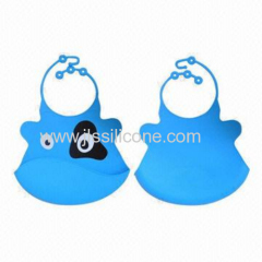 OEM color silicone blank baby bib blank