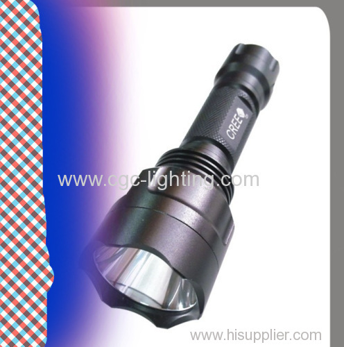 CREE LED flashlight with focus brightness