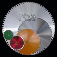 Laser welded saw blade for concrete