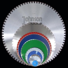 Laser welded saw blade for concrete