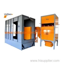 powder coating booth system