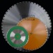 laser welded saw blade for concrete cutting: middle