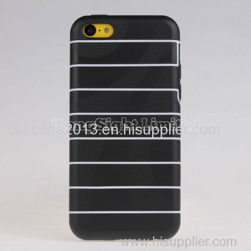 Stripe TPU Soft Back Case Cover For iPhone 5C