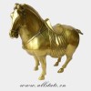 Midsize Horse Brass Sculpture