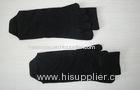 Black Cotton / Spandex Five Toes Socks , Pithiness Terry-loop Socks For Men