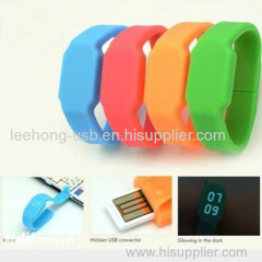 hot selling promotion gift Led usb watch