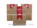 300gsm Brown Recycled Paper Bags , Eco Friendly Kraft Paper Bag