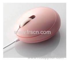 Egg shape usb wired liquid mouse