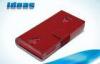 Red PU Sony Xperia Leather Case / Sony L39H Cell Phone Wallet Case