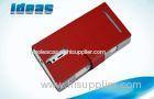 Red Sony Xperia Leather Case , Sony Xperia GX TX LT29i PU Leather Pouch
