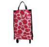 Lamination Non Woven Shopping Trolley Bag , Red Trolley Shopping Cart