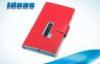 Custom Book Flip Nokia Mobile Phone Leather Case Wallet for Nokia Lumia 820
