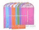 140gsm Non Woven Fabric Suit Cover , Colorful PVC Garment Bags