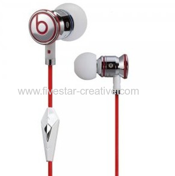 Red iBeats In Ear Monster Beats by Dre Earbud Headphones