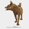 Garden Bronze Wolf Sculpture