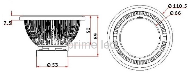 5W 8W 10W 12W 15W AR111 COB LED lamps