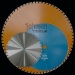 Tapered U slot wall saw blade