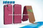 For iPhone5 Vertical Leather Case Phone Cover with Plain Weave