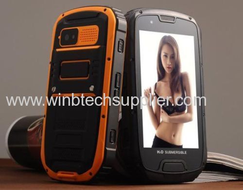 original MTK6589 Quad Core Unlocked Android 4.2 ru=gged cellphone IP68 Military army S09 Waterproof phone Dustproof