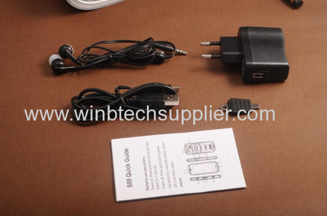 Original Runbo X5 IP67 Dustproof Waterproof Rugged Outdoor cellphone 4.3Dual SIM MTK6589with walkie talkie