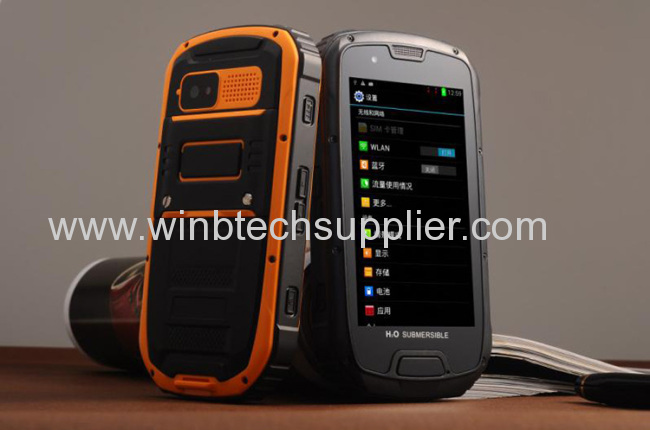 3G WCDMA+GSM rugged IP68 waterproof phone S09 Quad core with GPS Android 4.2
