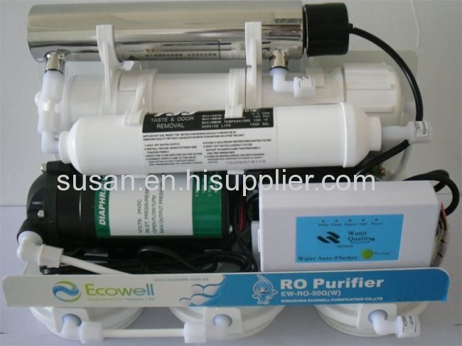 6 stage UV water purifier / UV water purifier household reverse osmosis system