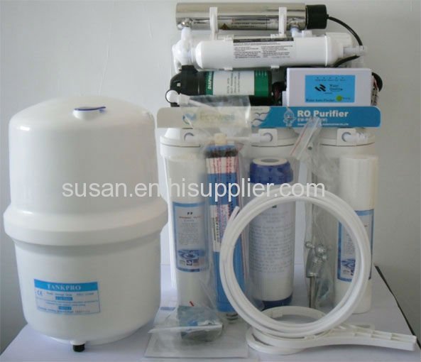 6 stage UV water purifier / UV water purifier household reverse osmosis system